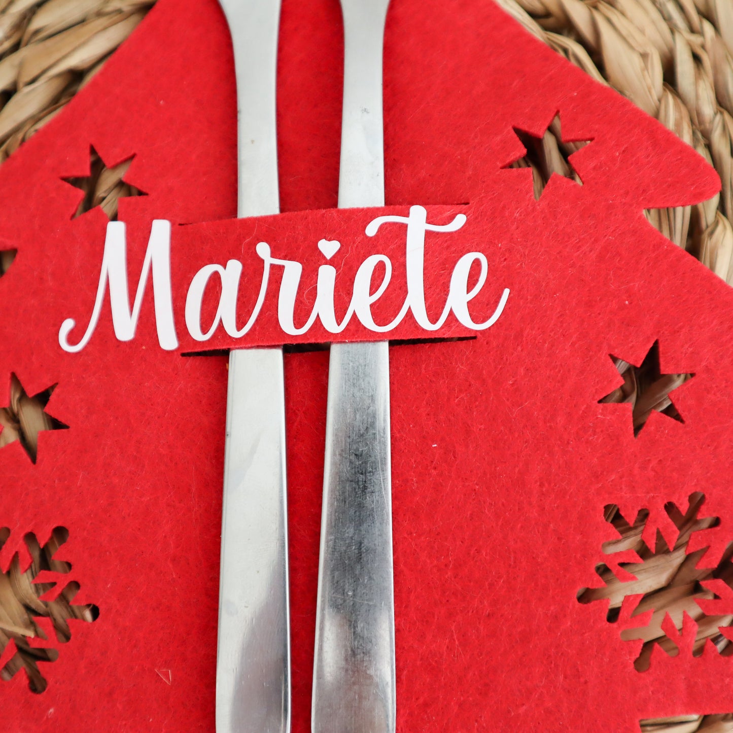 Cubiertos navideños