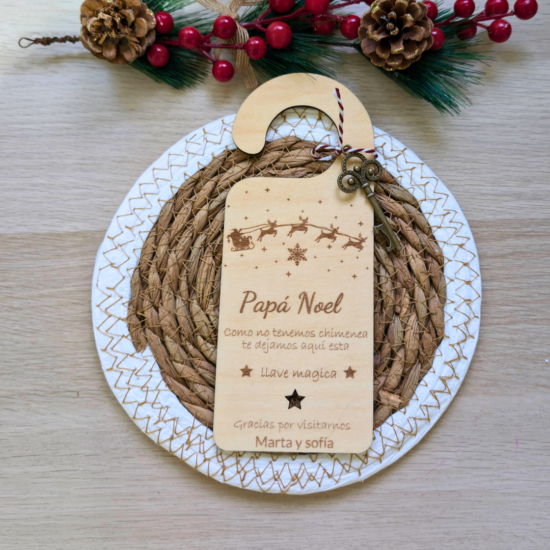 Llave mágica Reyes Magos- Grabada