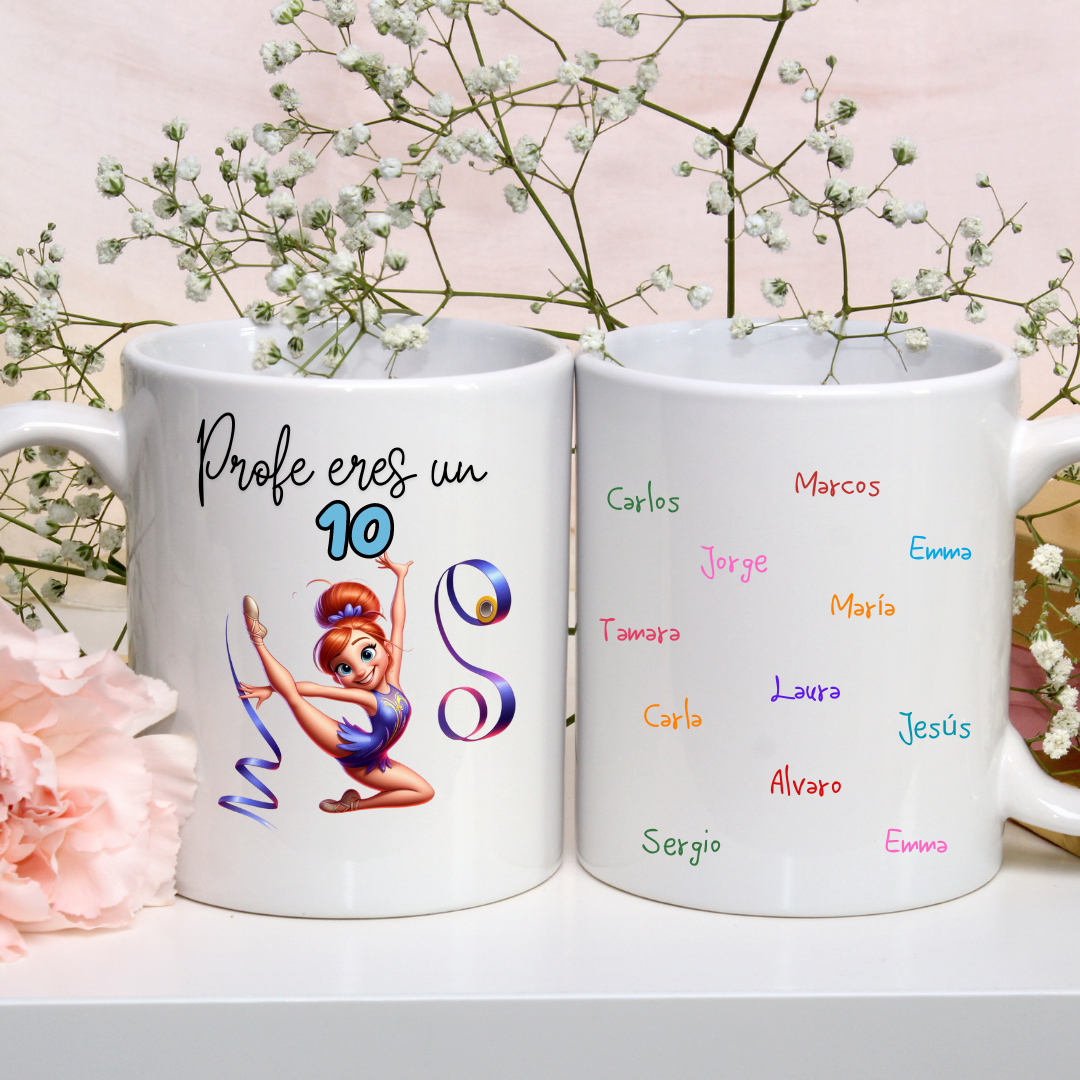 Taza Gimnasia rítmica + Alumnos