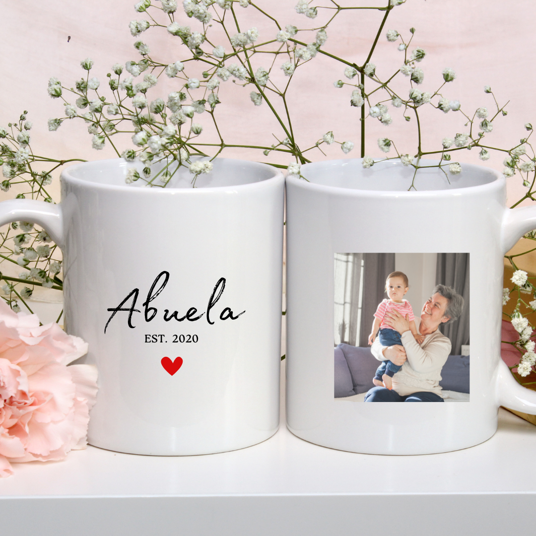 Taza abuela/o desde con foto