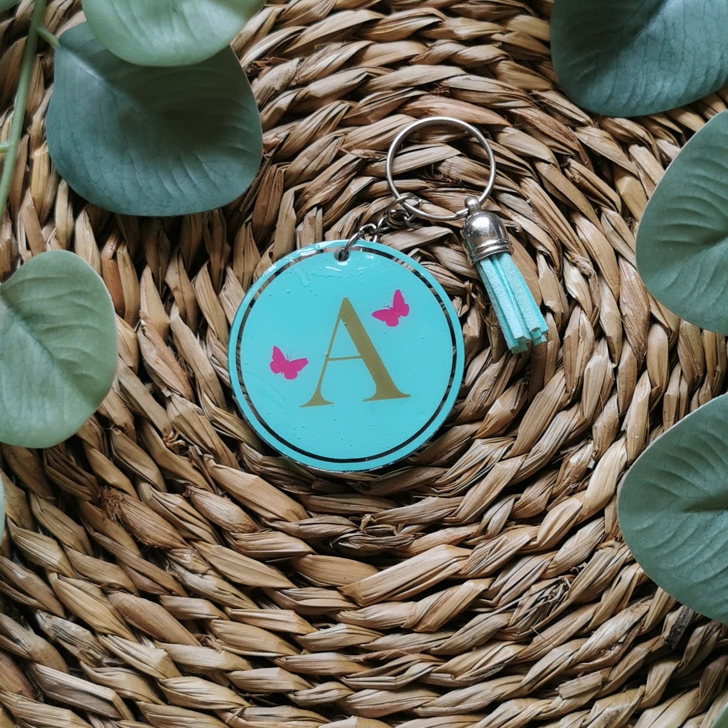 Llavero foto + inicial