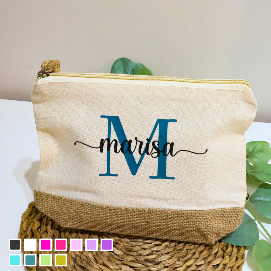 Cajita Vocales (Tote + neceser + botella + llavero)