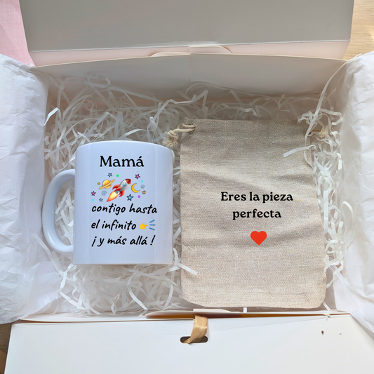 Zuabox mini Infinito (Taza + Puzzle) Mamá