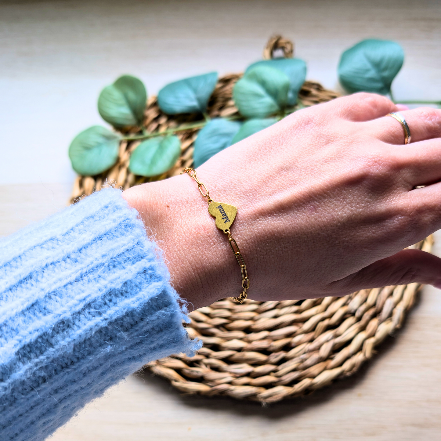 Pulsera corazón Mamá