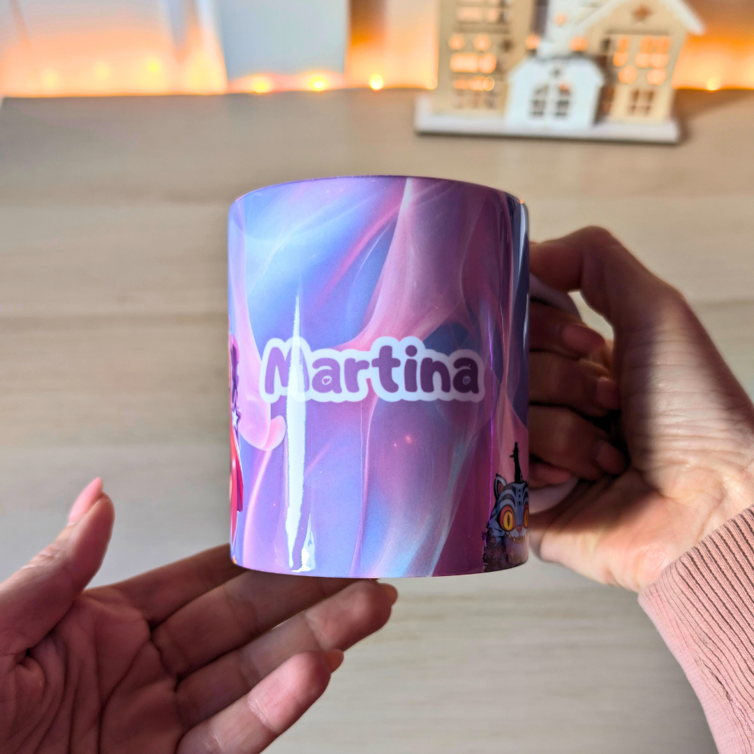 Cajita regalo Kpop Huntrix Personalizado: Taza + Mochila o tote + Llavero