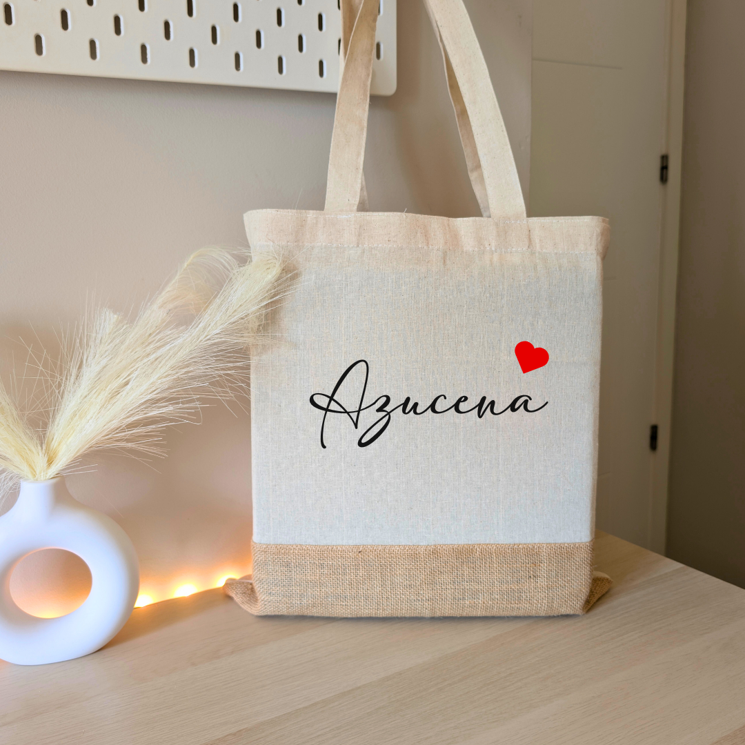 Tote Eco Nombre- Colección Raíces de algodón