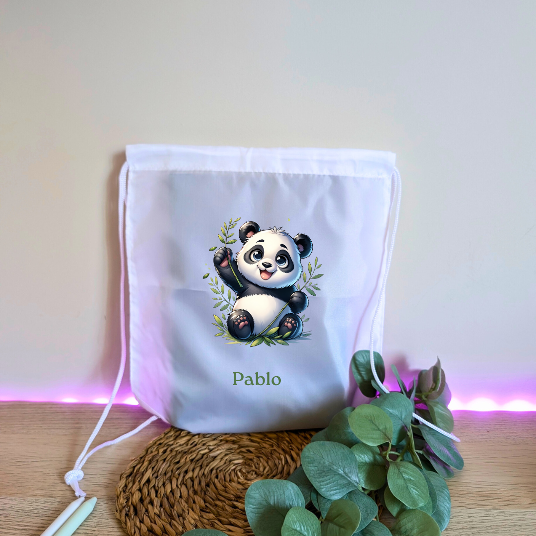 Saco/mochila panda