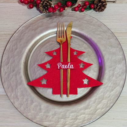 Cubiertos  navideños