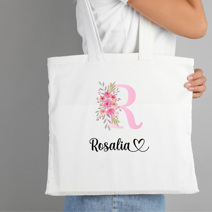 Tote con cremallera Modelo Floral