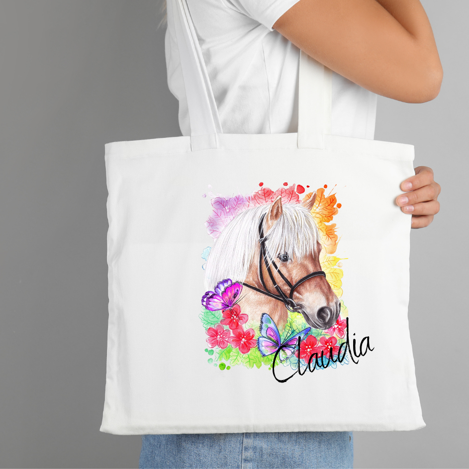 Tote con cremallera - Modelo Caballo