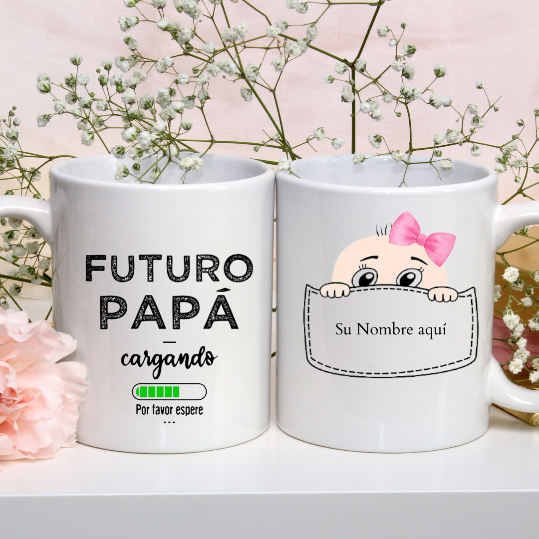 Taza futuro papá Girl