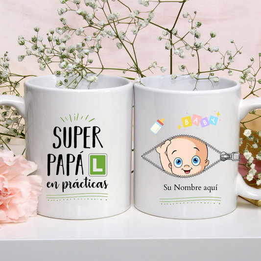 Taza futuro papá  en practicas