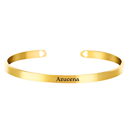 Brazalete Golden Grabado a Laser