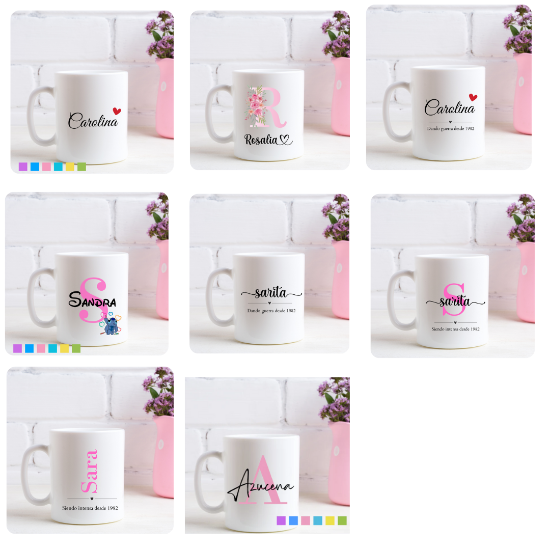 Cajita a personalizar  (Taza + Tote bag + Neceser)